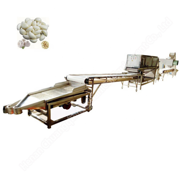 automatic dry pneumatic garlic peeling machine trade onion and garlic peeler machine