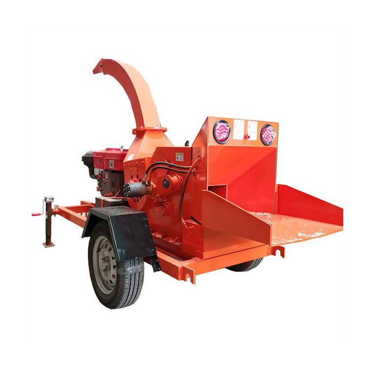 tracks distributor 40 ton horizontal log splitter gas and branch shredder wood grinder chipper crusher machine