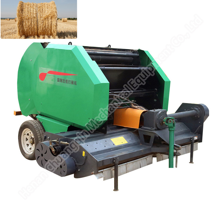 For compact tractor round straw silage square hay baler