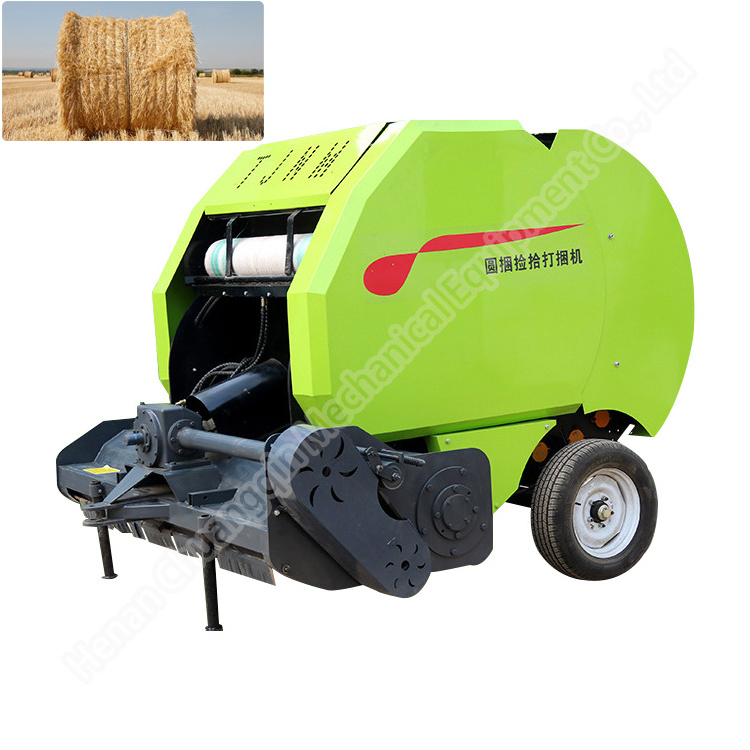 For compact tractor round straw silage square hay baler