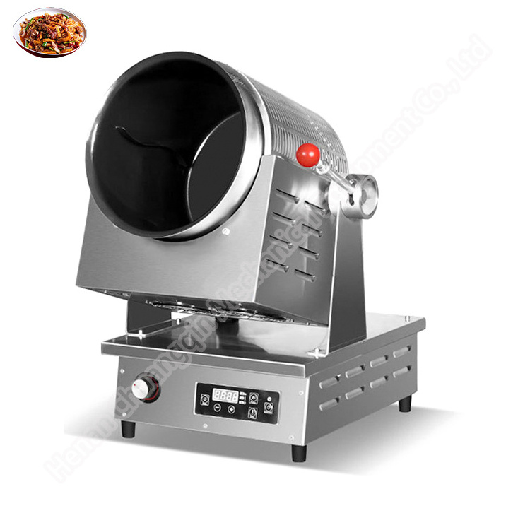 Cooking and mixing pot 500 liters stir fry machine wok robot gas guangdong automatic stir-fry pan