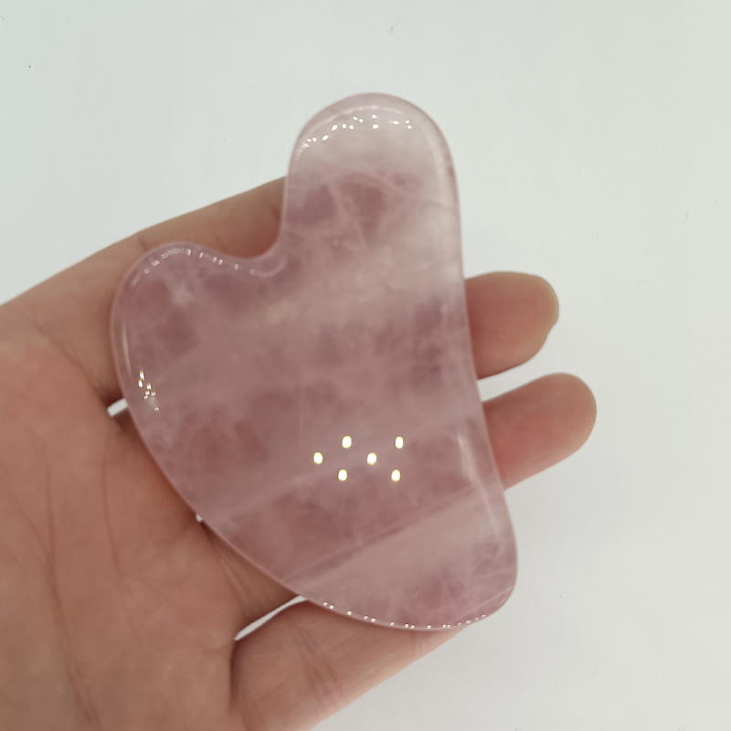 White jade gua sha heart shaped gua sha tool jade stone scraping other product massage