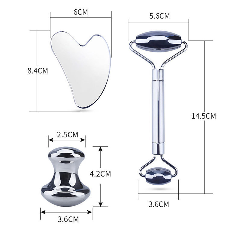 Hand-made Guasha Scraping Stainless Steel Massage Terahertz Gua Sha Board Tool