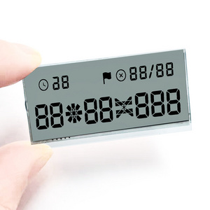 Low Price HTN long custom 7 segment lcd display module monochrome lcd display for Math tutor