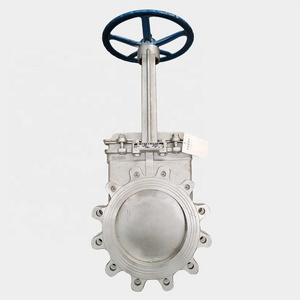 SS Stainless Steel Industrial Manual Gate Valve Extension Stem Hard Seal Poppet Knife Gate Valve