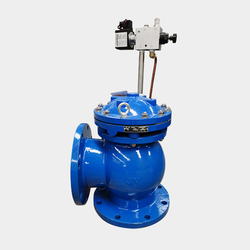 for water treatment plant drainage pipelines liquid-controlled angle drain valve air-controlled diaphragm drain valves