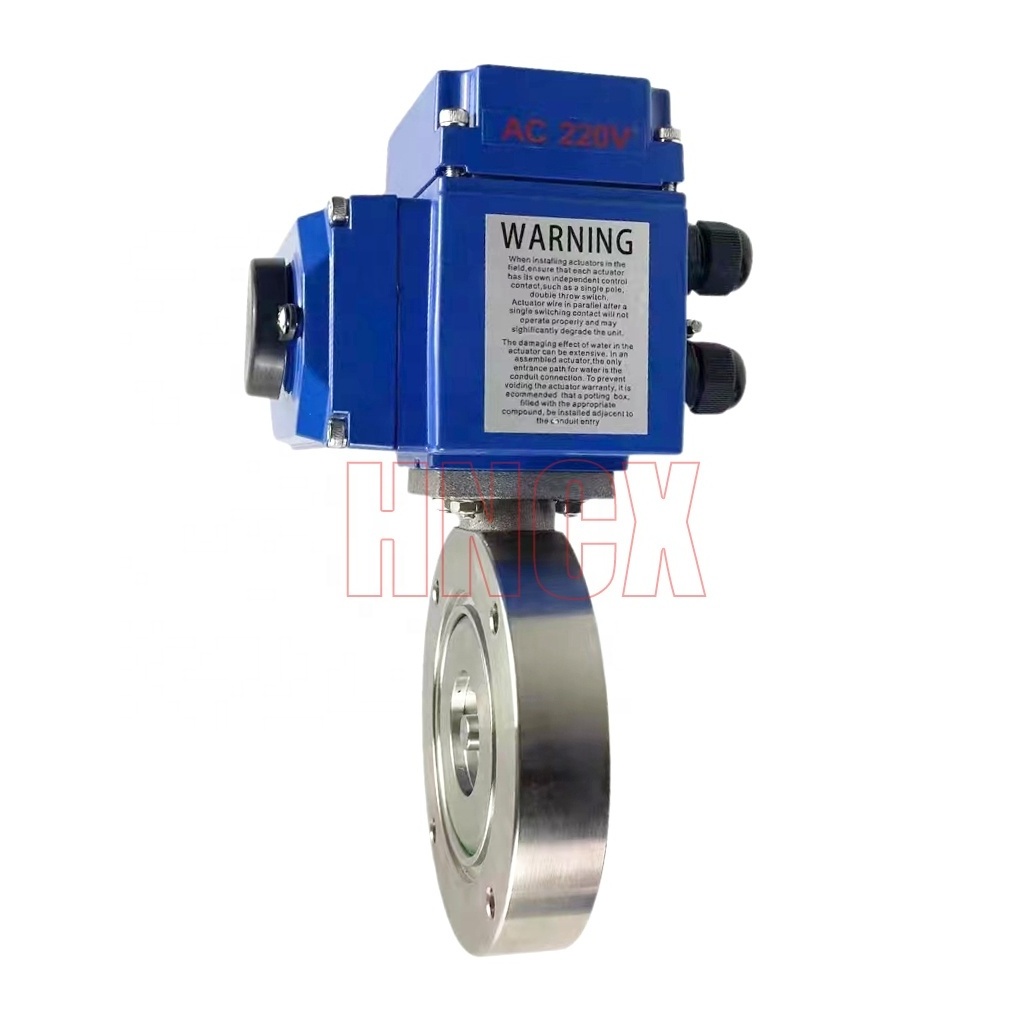 Electric vacuum butterfly valve GID negative pressure stainless steel dry dust explosion-proof regulating shut-off valve CL150