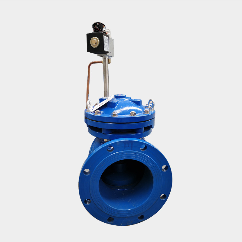 for water treatment plant drainage pipelines liquid-controlled angle drain valve air-controlled diaphragm drain valves