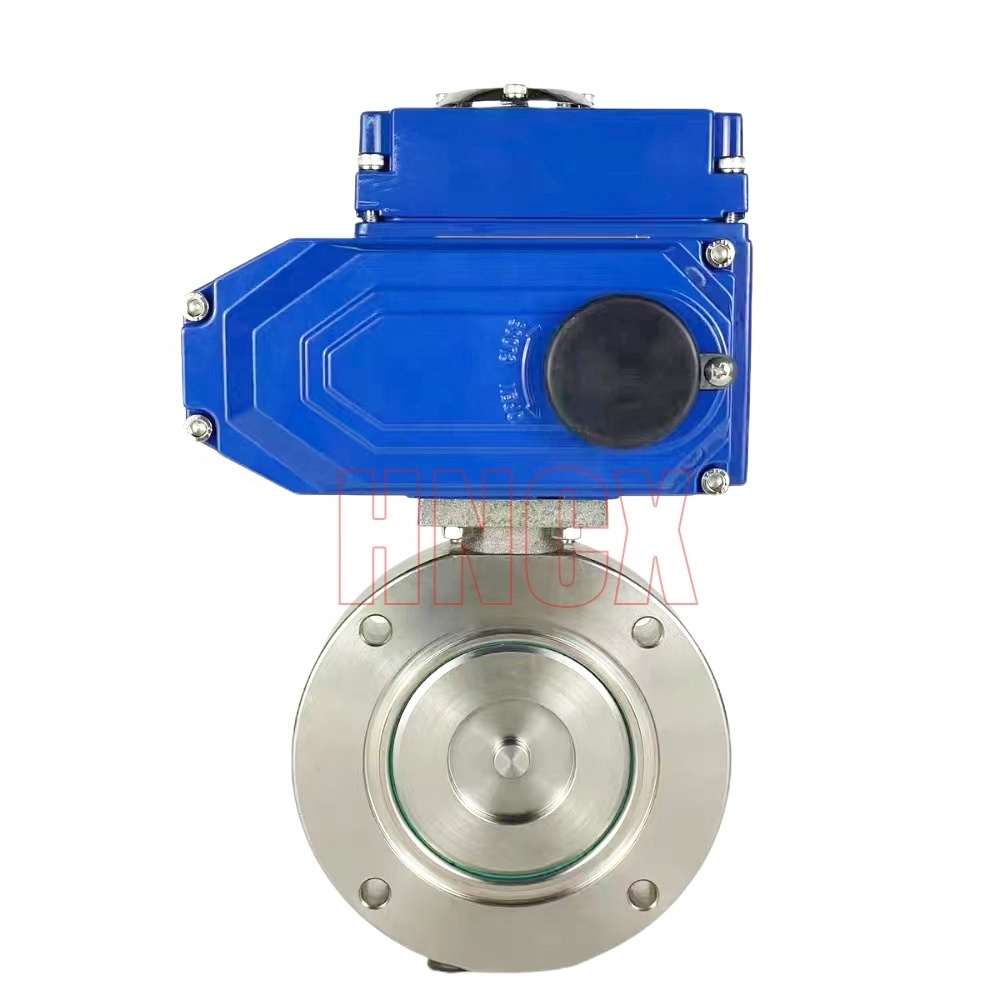 Electric vacuum butterfly valve GID negative pressure stainless steel dry dust explosion-proof regulating shut-off valve CL150