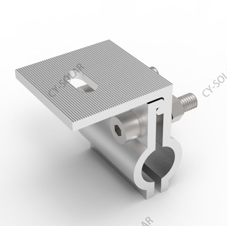 PV clamp for standing seam metal roof, solar aluminum metal roof clamp