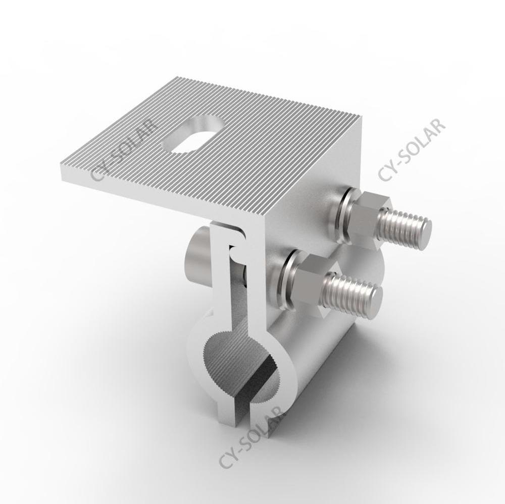 PV clamp for standing seam metal roof, solar aluminum metal roof clamp