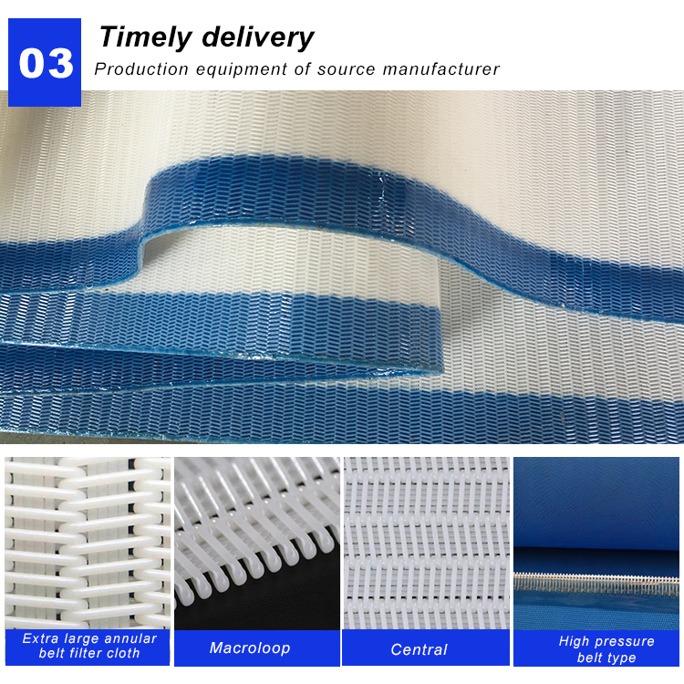 Heading 100 micron polypropylene woven fabric filter cloth for liquid filtration