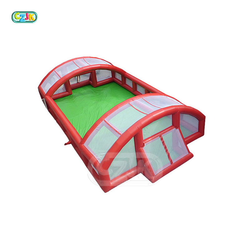 outdoor large high quality giant bouncy castle inflatable water soap football soccer playground field