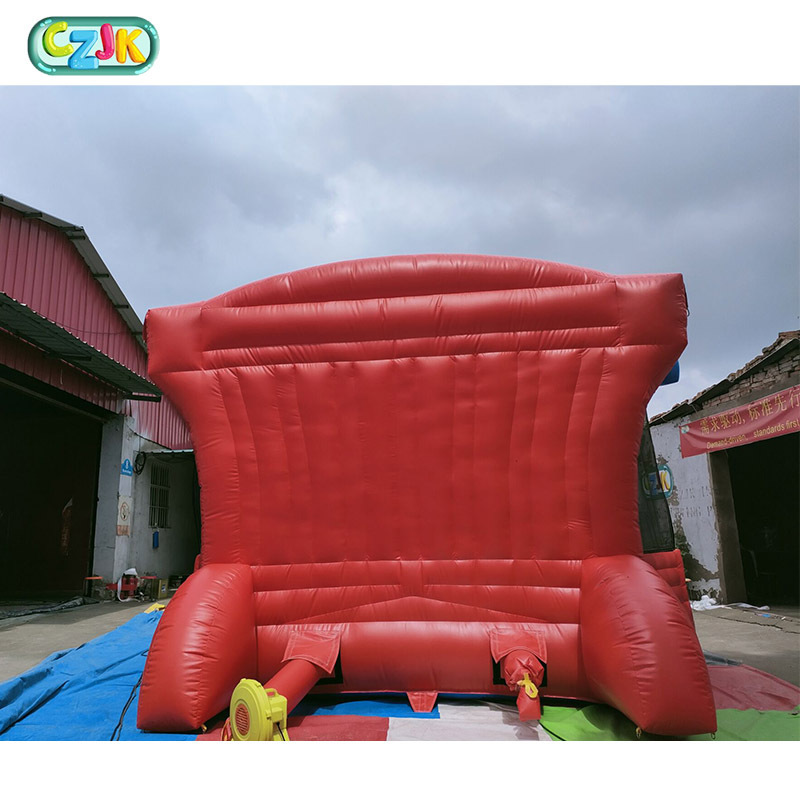 Commercial Inflatable Challenge Games Connect Inflatable Basketball 4 In 1 Sports Games For The Party