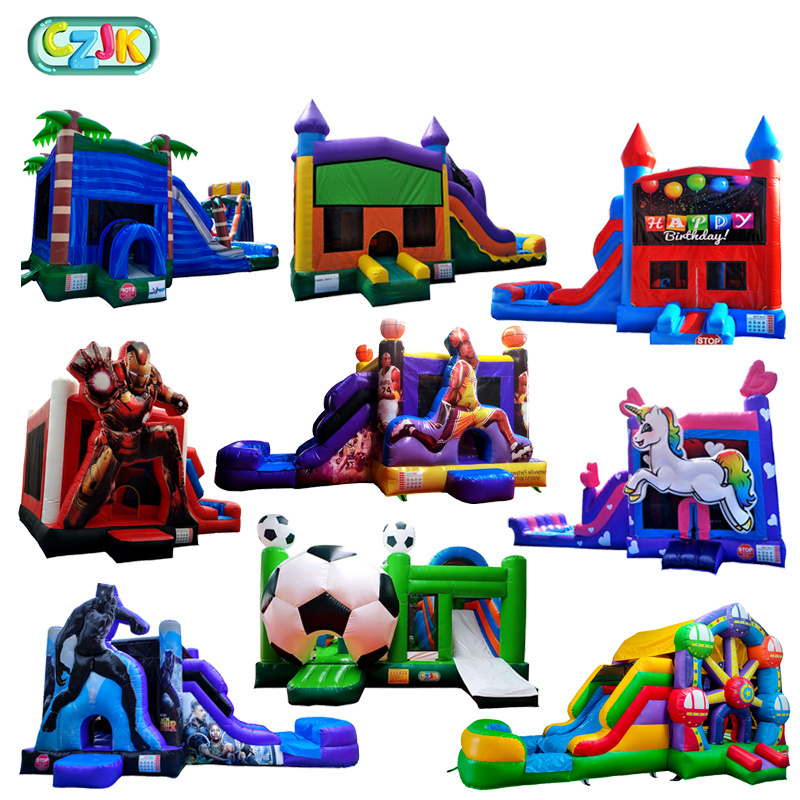 Kids Moon Inflatable Moonwalk Water Jumper Bouncer Bouncy Castle Jumping Commercial Bounce House Party Rentals