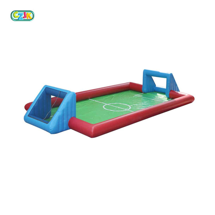 outdoor large high quality giant bouncy castle inflatable water soap football soccer playground field