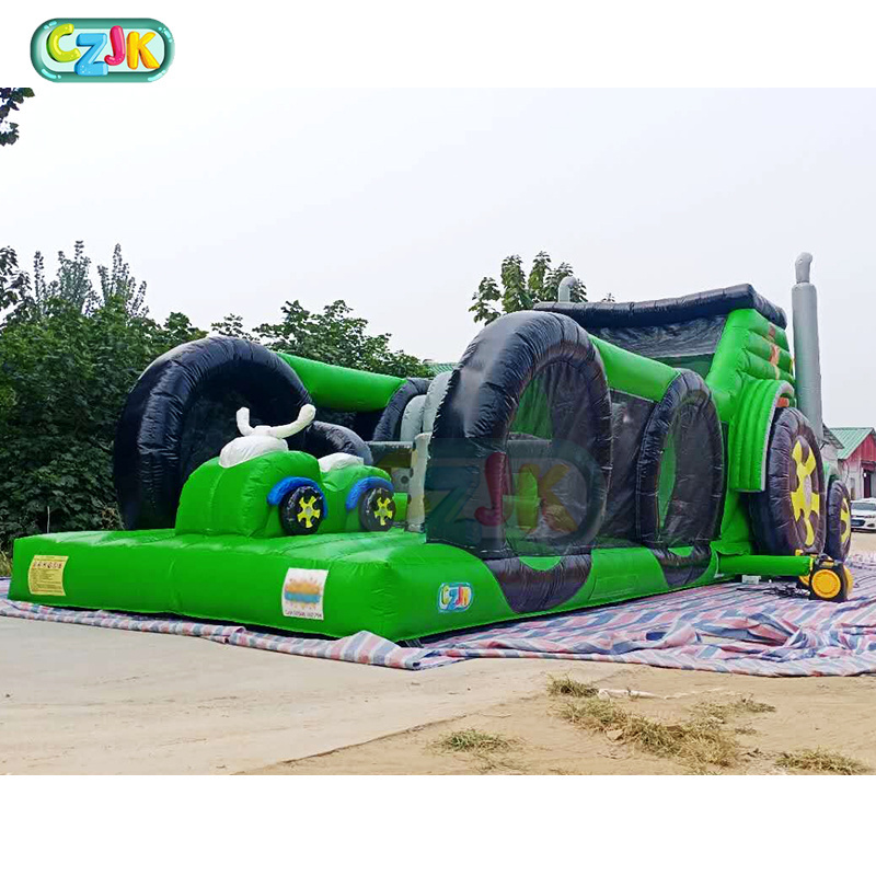 Inflatable Jumper Air Bouncer Bouncy Jumping Castle Bounce House Tractor Obstacle Course