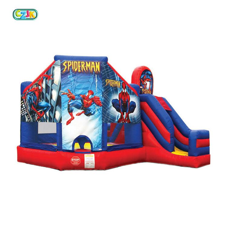 commercial inflatable spiderman spider man popular playhouse water bouncy bounce house jumpy jumping castle space bouncer kids