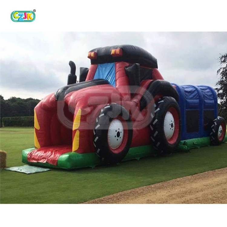 Monwalk inflatable bouncer jumping bouncy castle jumper tractor bounce house