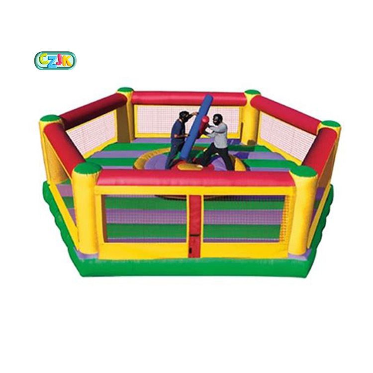 Adult Custom Cheap Blow Up Fighting Sumo Inflatable Boxing Ring Wrestling Arena  Jump House Inflatable For Kids