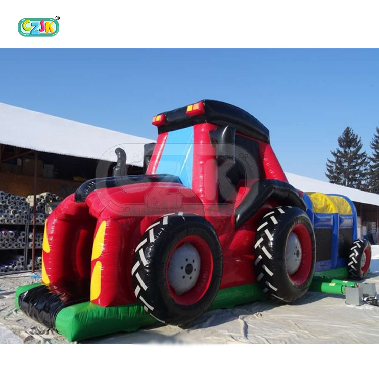 Monwalk inflatable bouncer jumping bouncy castle jumper tractor bounce house