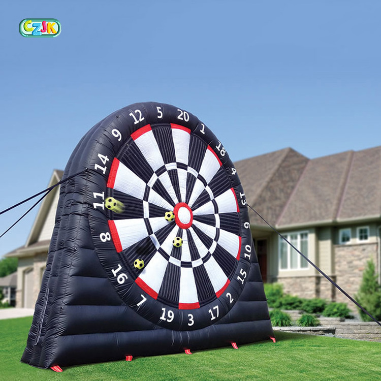 New Large Giant Interactive Inflatable Human Sports Football Dartboard Soccer Darts Board Games For Sale