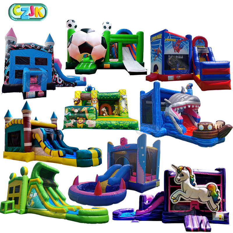 Commercial Air Jump Jumper Inflatable Water Slide Combo Adult Grade Bouncer Bouncy Castle Bounce House Jump With Blower Price