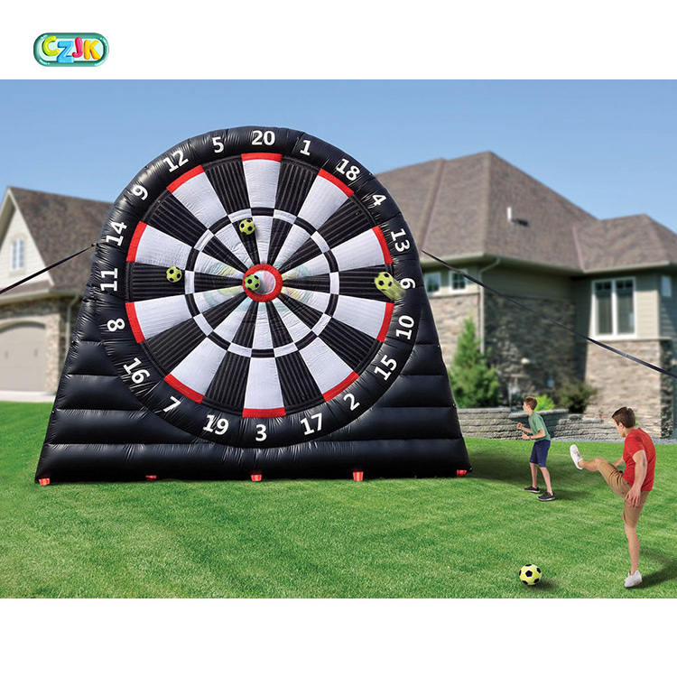 New Large Giant Interactive Inflatable Human Sports Football Dartboard Soccer Darts Board Games For Sale