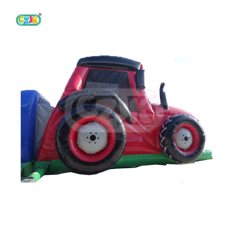 Monwalk inflatable bouncer jumping bouncy castle jumper tractor bounce house