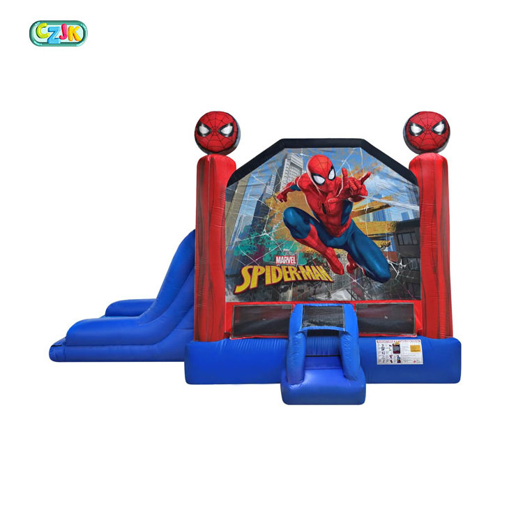 commercial inflatable spiderman spider man popular playhouse water bouncy bounce house jumpy jumping castle space bouncer kids