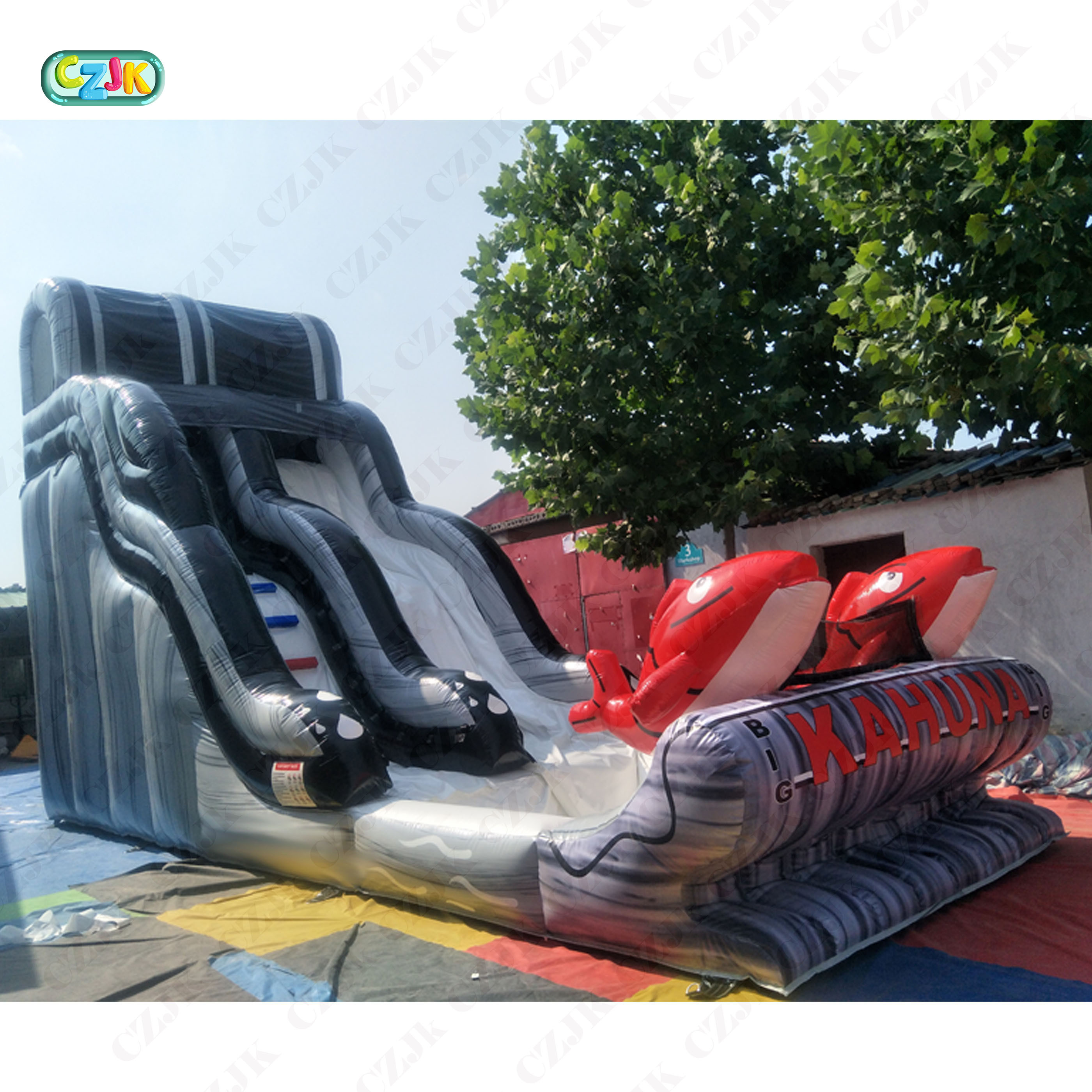 commercial grade big big kahuna inflatable water slide for sale