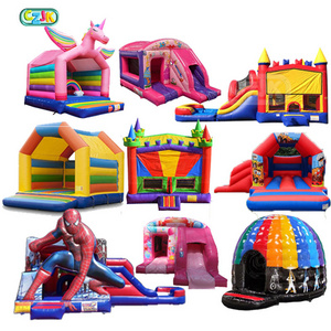 bouncer commercial custom bounce jump inflatable bouncy castle for kid with water slide big combo blow up air party yard adult