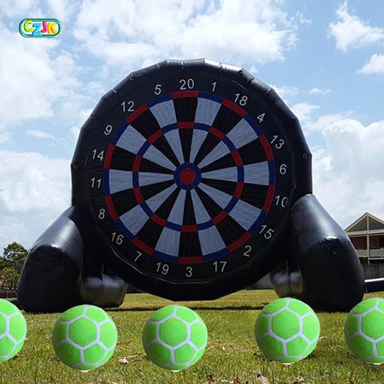 New Large Giant Interactive Inflatable Human Sports Football Dartboard Soccer Darts Board Games For Sale