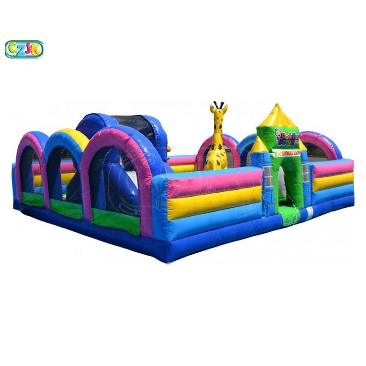 cartoon outdoor china combo jumping castle inflatable playground