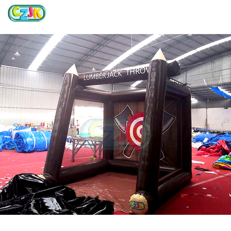 Interactive Game Inflatable Axe Throwing Game Inflatable Carnival Throwing Game