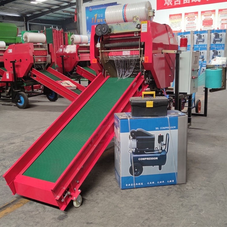 Hot Sale mini hay baler wrapper pine straw baler for sale