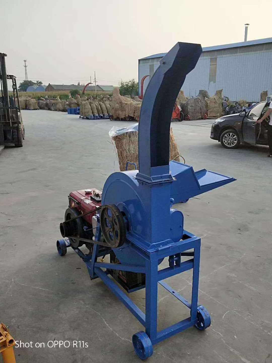 1tph Cattle feed making machine factory feed processing animal hay crop straw cutter silage grass chopper cutting machine