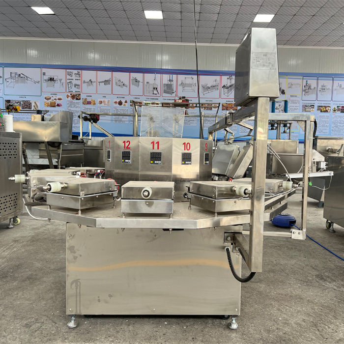 Commercial Small Stroopwafel Production Line Crispy Egg Roll Icecream Cone Maker Waffle Cone Making Machine