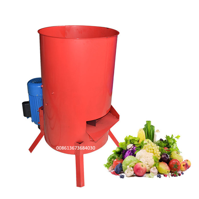 Newly design factory supply vegetable chopper industrial vegetable shredder electric fruit crusher for making animal feed