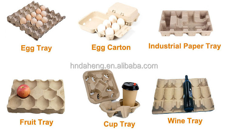 egg tray production equipment egg tray pulp machine paper egg tray molding machinery