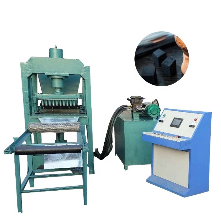 China professional manufacturer cube charcoal making machine coconut charcoal machine