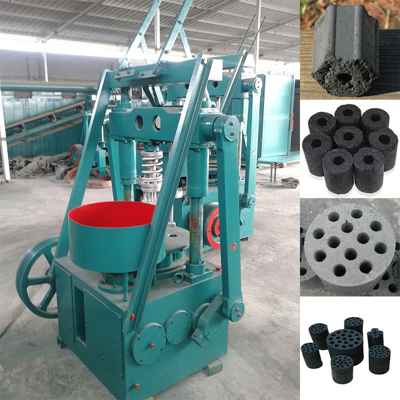 China best selling honeycomb charcoal briquette punching machine