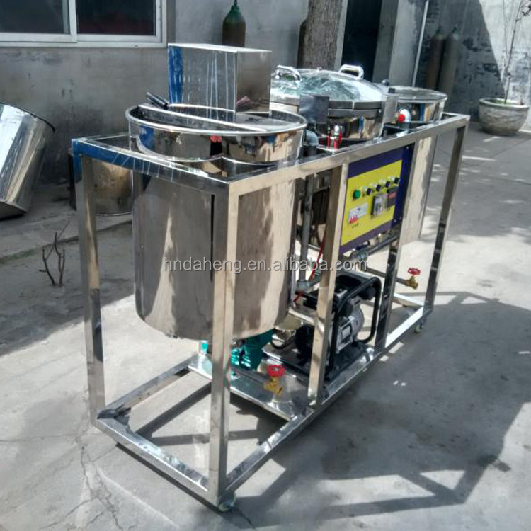 High Efficiency Red Palm Oil Refining machine mini peanut cotton seed oil refinery plant