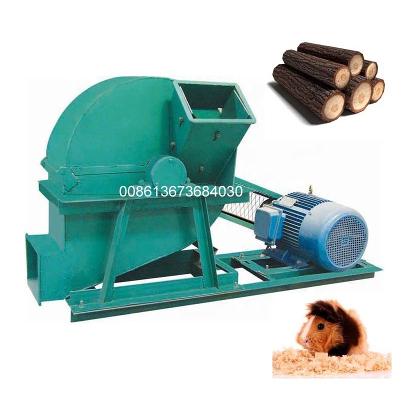 Hot wood wool shaving processing machine for animal bedding