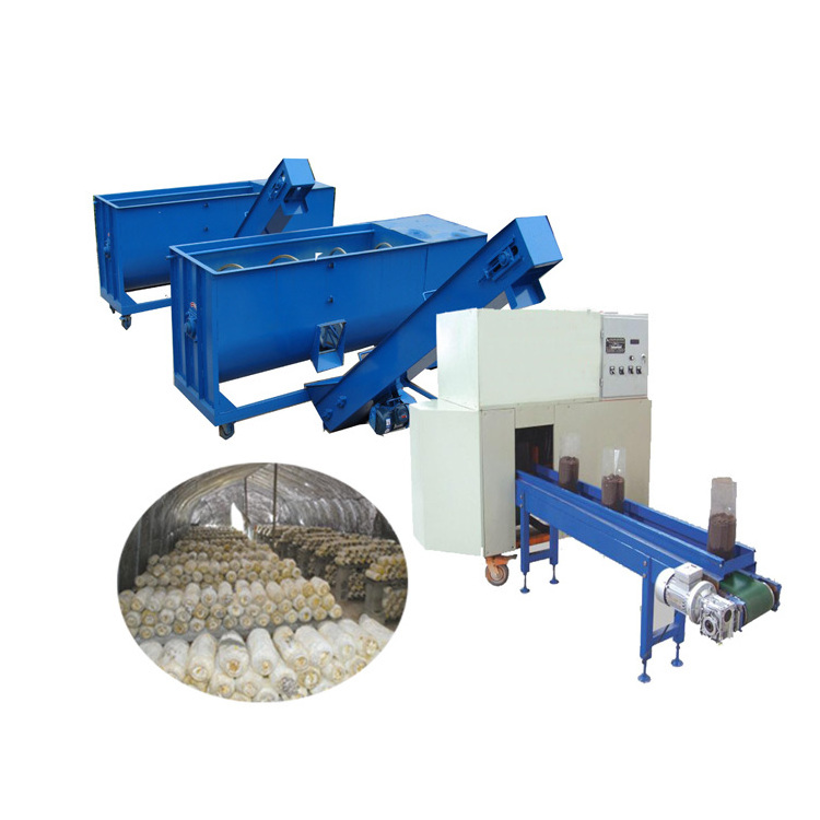 Newly design factory supply mushroom substrate mixer machine production line for sale