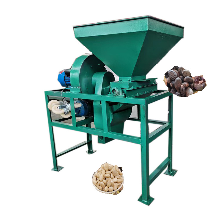 Castor Seeds Threshing Machine Castor Beans Hull Removing Machine