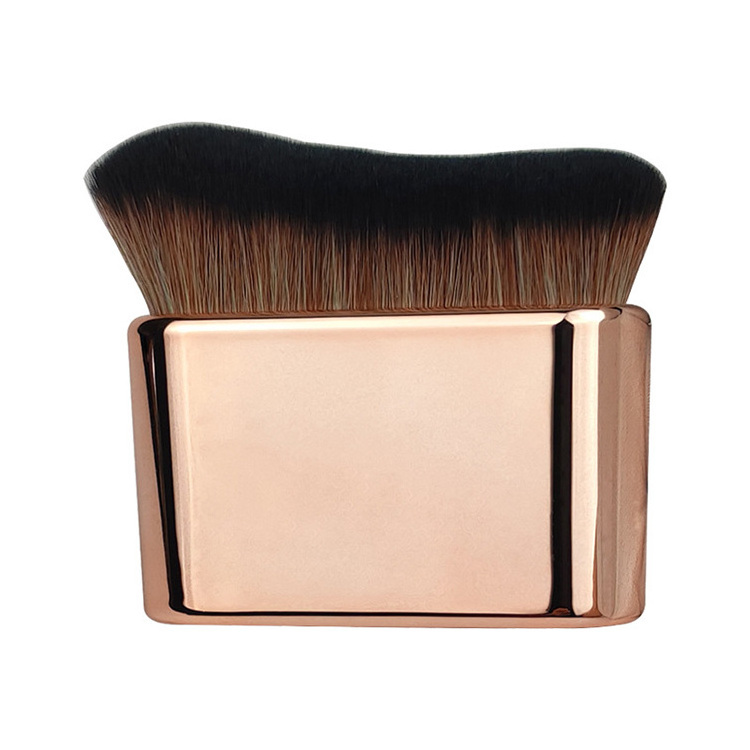 Best Quality Kabuki Luxury Big Flat Style Vegan Magic Foundation Body Brushes Wholesale LOW MOQ Custom Logo Makeup Brush