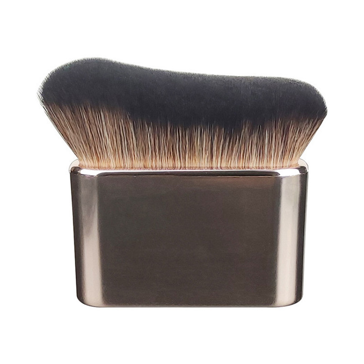 Best Quality Kabuki Luxury Big Flat Style Vegan Magic Foundation Body Brushes Wholesale LOW MOQ Custom Logo Makeup Brush