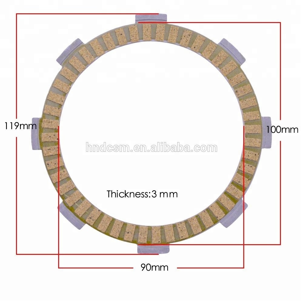 CBR250 VFR400 VT 400CC Motorcycle Transmission Parts Clutch Friction Plate price for Honda