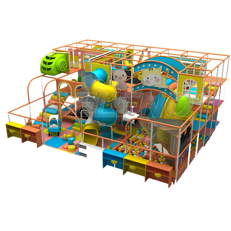 Kids Indoor Playground Design Children's Indoor Amusement Park Playground Equipment With Ball Pool And Slide